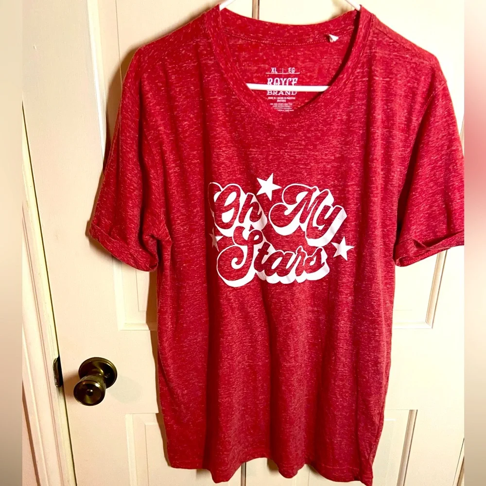 Royce Brand Women's Oh My Stars T-shirt Red Size XL - Picture 3 of 5
